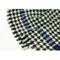 Forme o falso cachemira inverno mulheres acrílico houndstooth pashmina senhora lenço